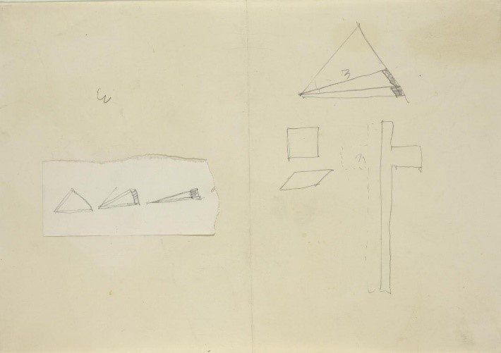 Fig.6 Joseph Beuys, Partitura per MANRESA 1966